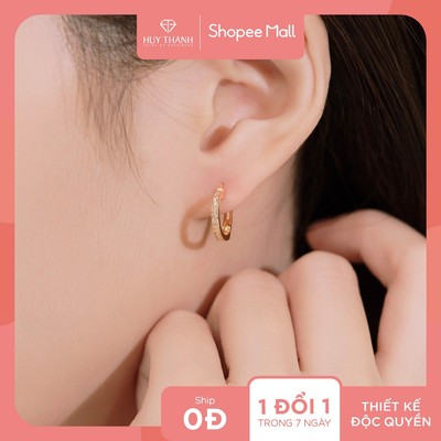 Bông Tai Nữ Vàng Tây 14K BT437 Huy Thanh Jewelry