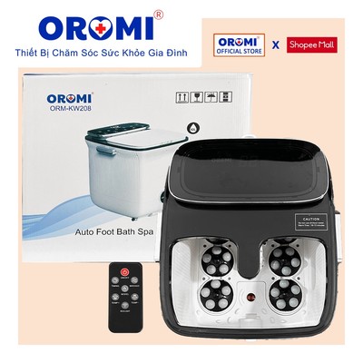 Bồn Ngâm Massage Chân OROMI ORM-KW208 - Máy Ngân Chân Mát Xa Tư Động