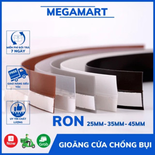 Cuộn 4 mét gioăng cửa cao su dán chặn khe cửa dán chống bụi, Ron cửa chống côn trùng giữ nhiệt - MEGAMART