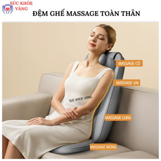Ghế Massage Toàn Thân – Giảm Đau Vai Gáy, Lưng, Xoa Bóp Thư Giãn Có Nhiệt Hồng Ngoại