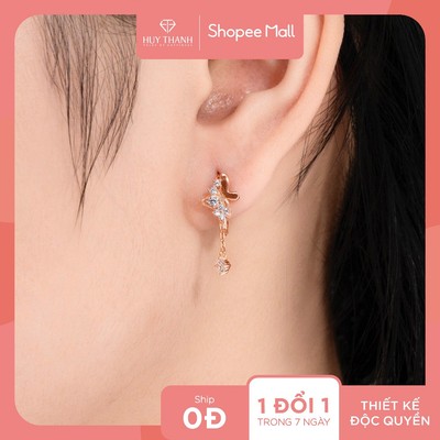 Bông Tai Nữ Vàng Tây 14K BT487 Huy Thanh Jewelry