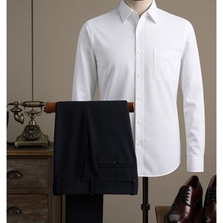  Quần tây nam trung niên Thái Khang vải dày mềm loại quần tây nam ống suông form rộng rãi QUAN02 