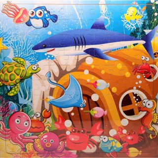 Tranh ghép hình 100 mảnh bằng gỗ kich thước 30x30cm đa dạng chủ đề giúp bé phát triển trí tuệ