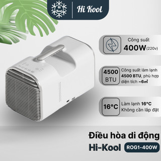  Điều hòa di động Hi-Kool 400w 4500BTU Máy nén Gas R134 Dàn nóng bằng Đồng 