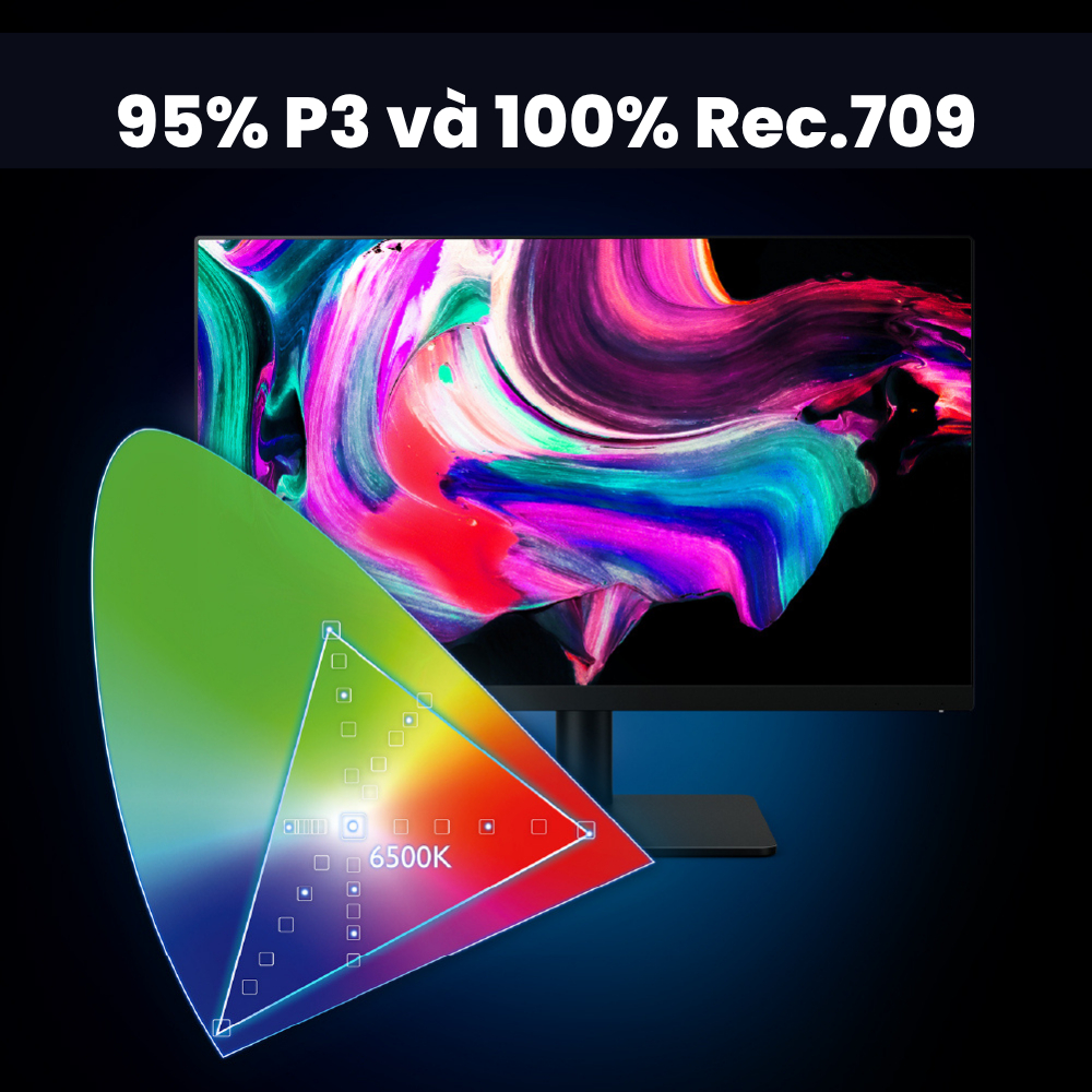 BenQ PD2706U_Màn hình đồ họa 27 inch 4K UHD IPS USB C, P3, HDR10, Eye-are tương thích Mac | BigBuy360 - bigbuy360.vn