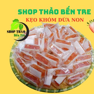 Kẹo khóm dừa non ít đường mềm dẻo vị chua ngọt Bến Tre