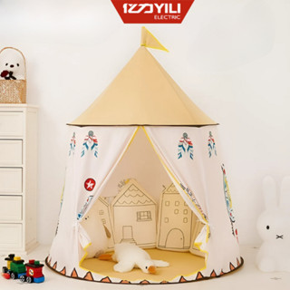 Lều Thổ Dân S9, Lều Cho Bé, Lều Vải Khung Thép, Nhựa PVC Hàng Dày Dặn, Chắc Chắn