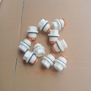 Combo 10 bịt ren  ngoài có zoăng cao su  21,27mm