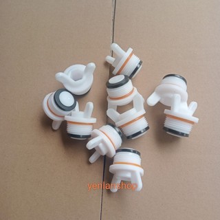 Combo 10 bịt ren  ngoài có zoăng cao su  21,27mm