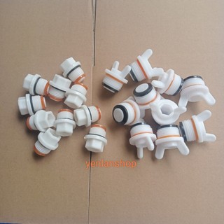 Combo 10 bịt ren  ngoài có zoăng cao su  21,27mm