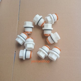 Combo 10 bịt ren  ngoài có zoăng cao su  21,27mm