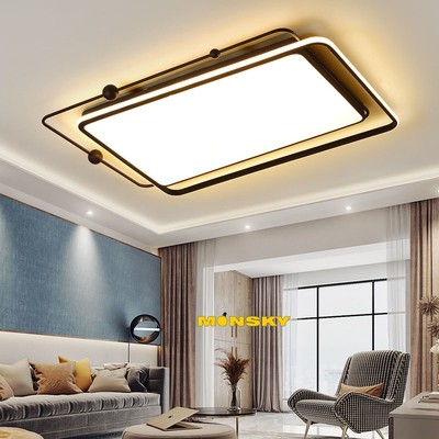 Đèn trần MONSKY POCAR 90x60cm loại to chữ nhật 3 màu ánh sáng dùng điều khiển từ xa tiện dụng (2005)