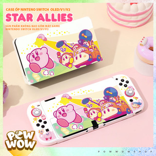  Oled V1 V2 Lite Case Ốp Máy & Case Ốp Dock Dành Cho Máy Game Nintendo Switch Phong Cách Game Kirby Star Allies Đáng Yêu 