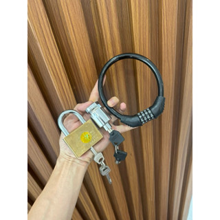 combo 3 ổ khoá ( ổ khoá nhà , ổ khoá đĩa xe , ổ khoá số xe đạp )