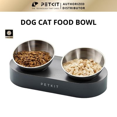 Bát Ăn Đôi, Chén Ăn Chống Gù Cho Chó Mèo Petkit Nghiêng 15 Độ