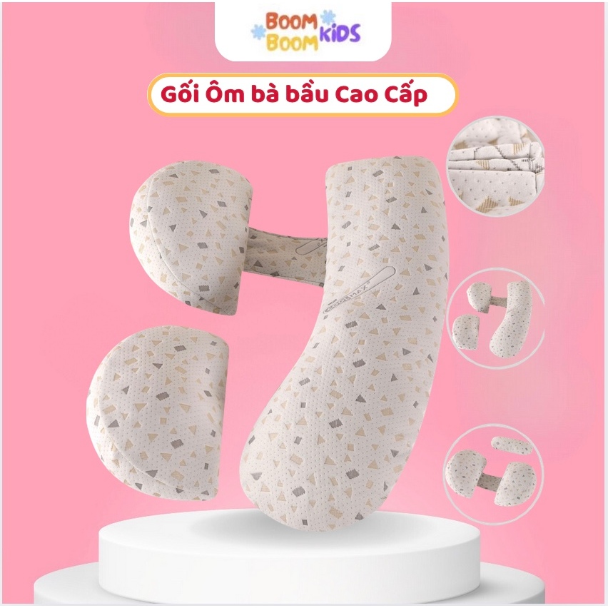 Gối Bầu Cánh Tiên, Gối Kê Bụng Bầu, Cao Cấp Nâng Đỡ Lưng Và Bụng, Giảm Đau Mỏi Lưng Cho Mẹ