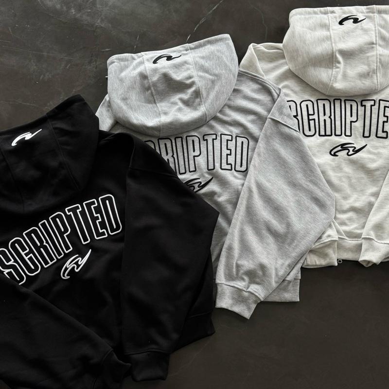 THICKIE HOODIE ZIP - Áo khoác nỉ 2 da thêu nổi (Có túi trong) Whose Studio | BigBuy360 - bigbuy360.vn