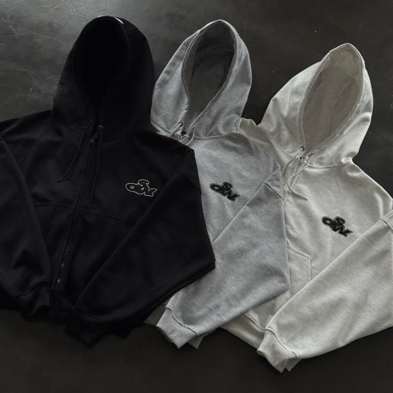 THICKIE HOODIE ZIP - Áo khoác nỉ 2 da thêu nổi (Có túi trong) Whose Studio | BigBuy360 - bigbuy360.vn