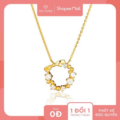 Dây Chuyền Vàng Tây 14k DCMAMD538 Huy Thanh Jewelry