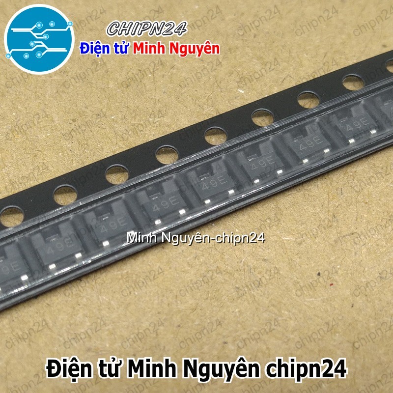 [2 con] (SOP) IC Dán SS49E SOT-23 (49E OH49E S49E) (IC Cảm biến từ Hall)