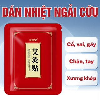 Miếng Dán Nhiệt Ngải Cứu Gói 50 Giảm Đau Nhức Xương Khớp, Cao Dán Làm Nóng Hỗ Trợ Xoa Bóp Nhức Mỏi