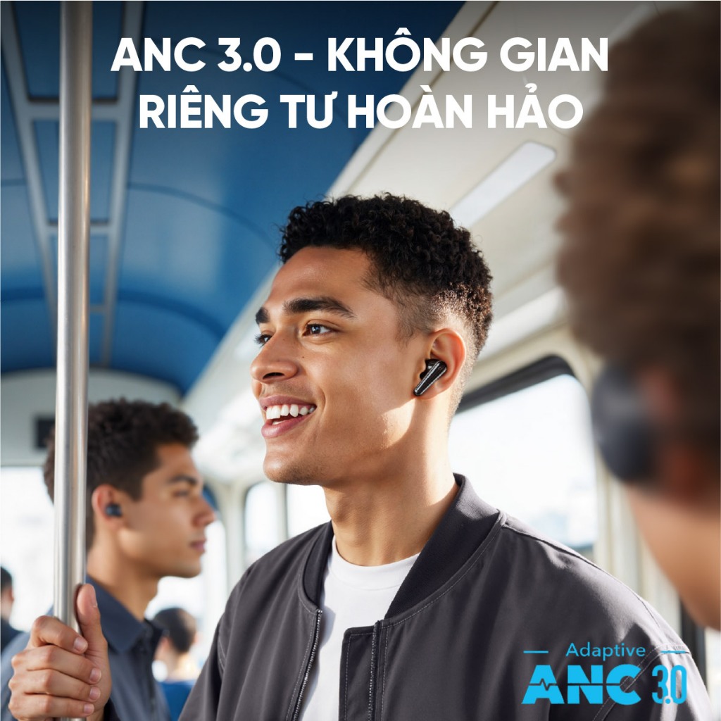 soundcore by Anker Liberty 5 Tai nghe không dây chống ồn, Giảm tiếng ồn mạnh hơn 2 lần, 6 mic AI Clear Calls A3957 | BigBuy360 - bigbuy360.vn