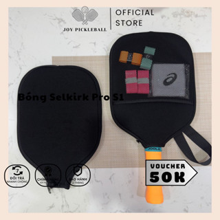 [HỎA TỐC] 𝐁𝐚𝐨 𝐋𝐮̛𝐨̛́𝐢 𝐜𝐨́ 𝐌𝐨́𝐜 𝐓𝐫𝐞𝐨 đựng vợt PICKLEBALL, Bao Vợt bảo vệ mặt vợt ngăn lưới có quai treo, Bao đen trơn