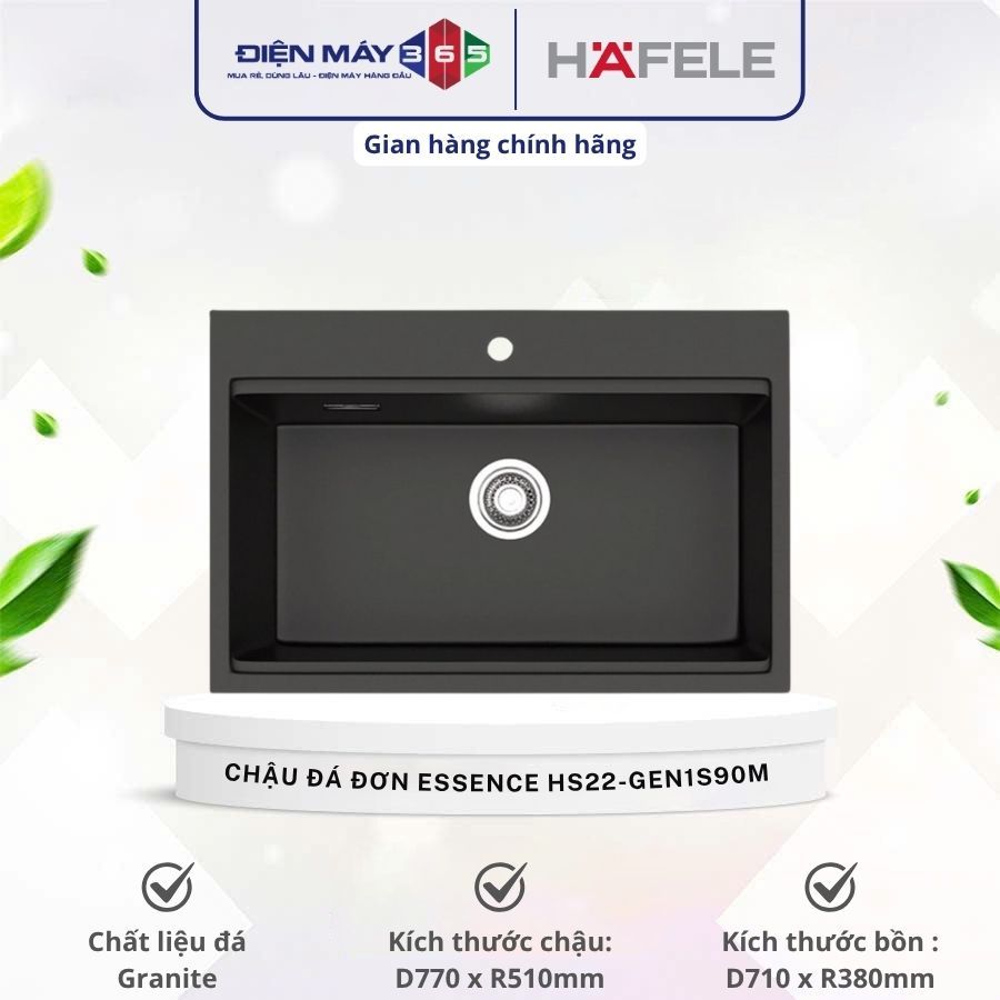 Chậu Rửa Bát Đá ESSENCE Hafele HS22-GEN1S90M