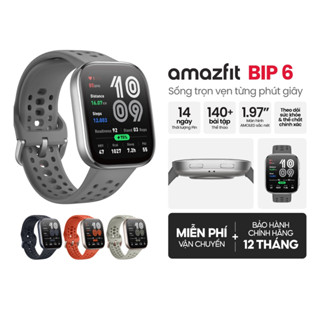  Đồng hồ thông minh Amazfit Bip 6 - 46mm | 340 mAh| GPS | Nghe gọi Bluetooth - Hàng chính hãng - Bảo hành 12 tháng 
