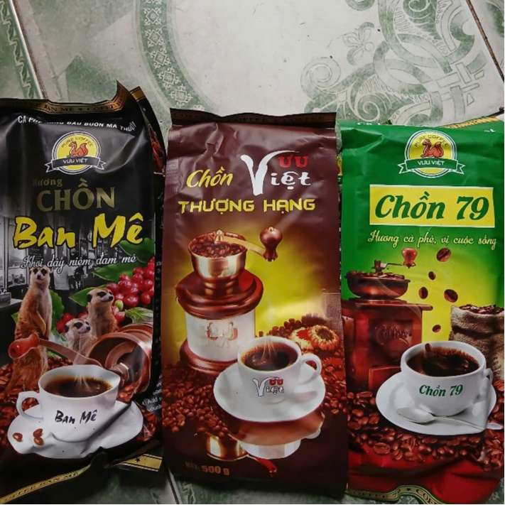 Combo 3 gói Cà phê Thơm, Đậm, Béo ( 1,5kg Ban mê, thượng hạng, 79)