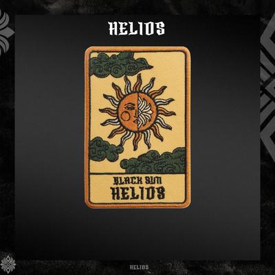 Sticker Ủi Nhiệt Black Sun Helios