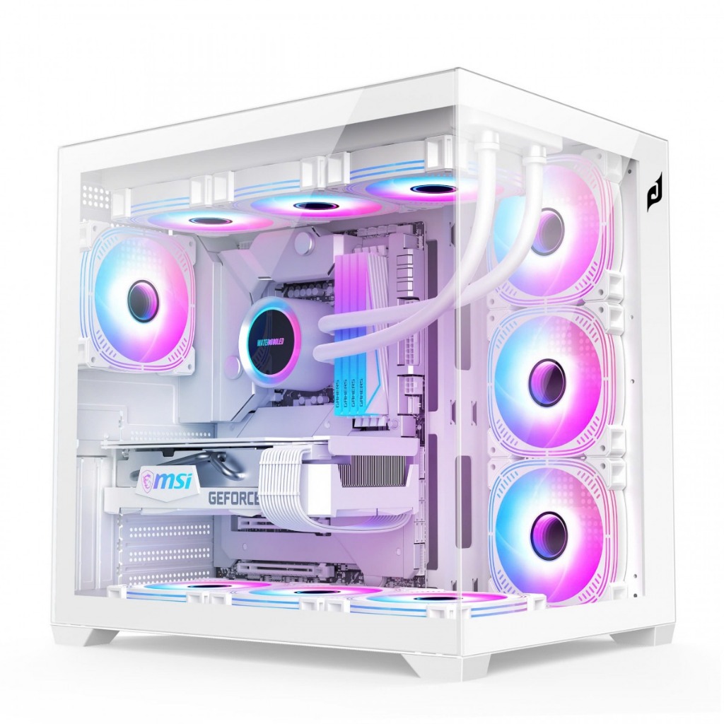 Vỏ Case Edra ECS1508, ECS1507 Black, White | ATX Mặt kính cường lực 3mm ECS1303H Bảo Hành 12 Tháng | BigBuy360 - bigbuy360.vn