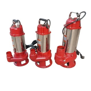  Máy bơm tõm cắt rác - Máy bơm chìm hút bùn chất thải công nghiệp công suất 750w-3kw 
