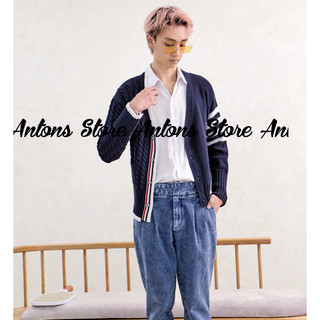 Áo Len Cardigan Viền Vằn