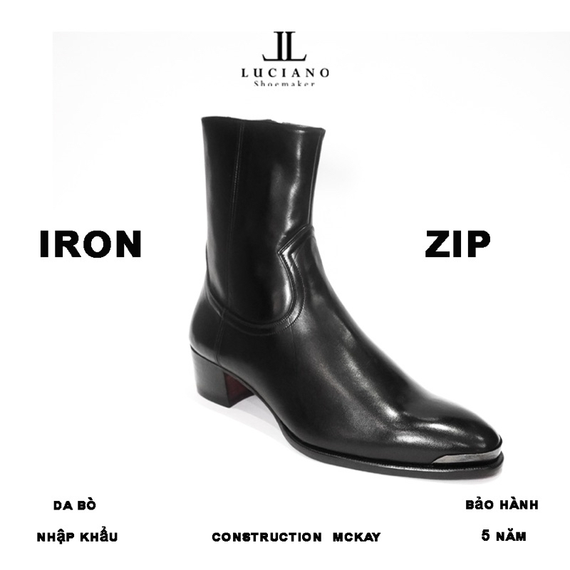 Iron zip black