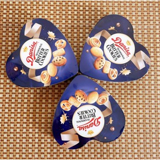 Combo 5 hộp x132g Bánh quy bơ Danisa hộp trái tim date T11/2025