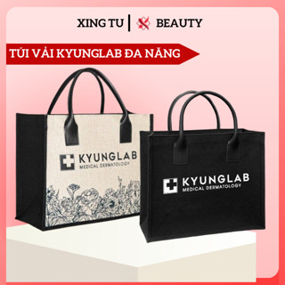  Túi Cói Kyunglab Túi Cói Lina Túi Vải Canvas Lina Công Sở Đựng Đồ Đi Du Lịch Đi Biển Có Khóa Kéo Size 36cm -xingtubeauty 