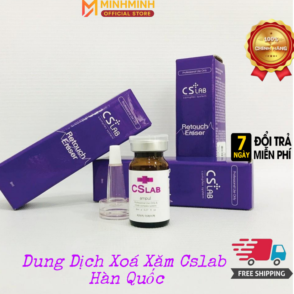Xoá Xăm Lâu Năm CsLab tím  Hàn Quốc hàng chính hãng