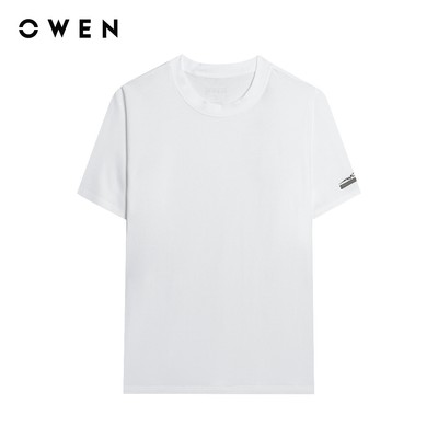 Owen - Áo T-shirt Relax Fit TSN253676 màu Trắng chất liệu COTTON MODAL