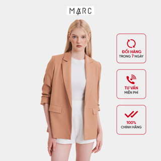 MARC FASHION  Áo blazer nữ Áo vest nữ nhún xắn tay cách điệu trẻ trung FAVH043521