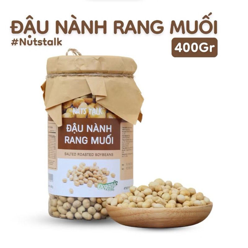 Đậu Nành Rang Muối Nuts Talk - 400g