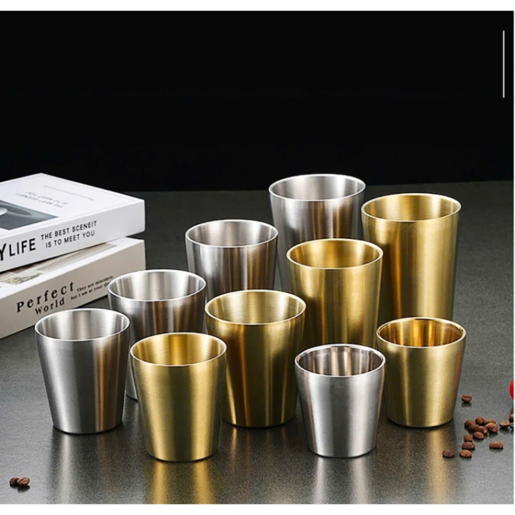 [SỈ & CÓ VAT] LY 2 LỚP INOX 304 - LY INOX 304 SANG TRỌNG , SÁNG BÓNG