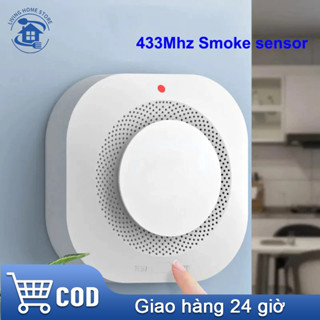   🎆 Free shipping  Chuông báo cháy SAY cảm biến báo khói không dây thông minh tự động độ nhạy cao 