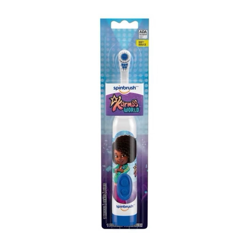 Bàn chải đánh răng điện Spinbrush Karma's World Kids Electric Toôthbrush nhập Mỹ