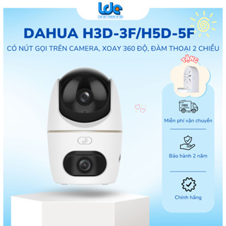 Camera Wifi DAHUA 2 Mắt HERO DUAL D1 DH-H3D-3F 6MP/DH-H5D-5F 10MP, Đàm Thoại 2 Chiều,Theo dõi cd