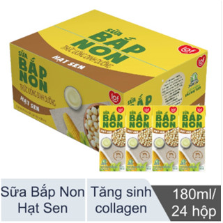 Thùng 24 hộp 180ml Sữa Bắp Non (có mix vị)