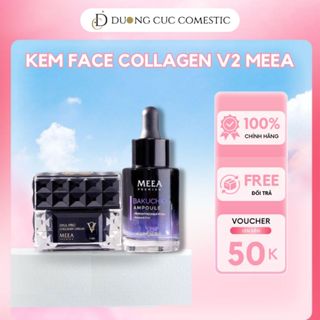Combo Kem Face Collagen Cá Hồi MEEA V2 tinh chất Bakuchiol tái tạo da 30g DC143