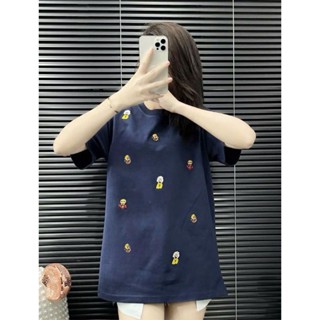 Áo thun tay lỡ cotton KHÔ THÊU FUll HÌNH ÔNG GIÀ,form rộng tay lỡ Unisex Oversize
