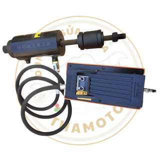 Bộ dụng cụ tháo lắp ắc nhíp xe tải trực tiếp trên xe dùng bơm thủy lực