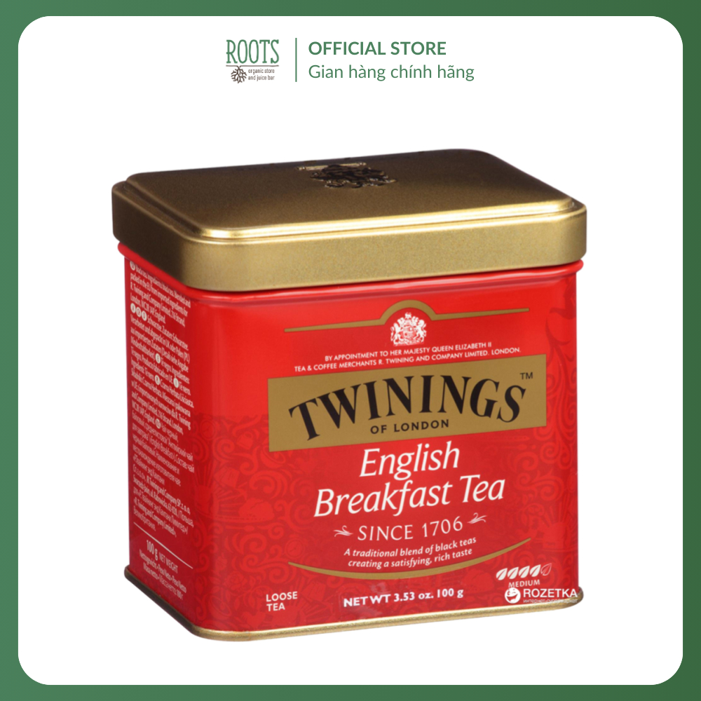 (Ship hỏa tốc) TWININGS - Trà Đen Kiểu Anh Buổi Sáng, English Breakfast Tea, Traditional Blend of Bl